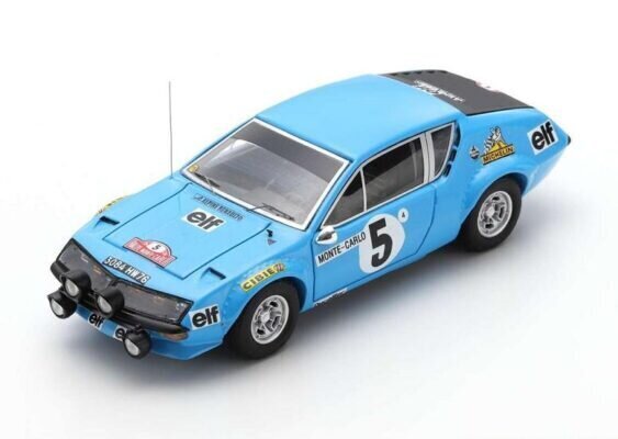 Alpine A310 #5 Monte Carlo Rally 1975 J.L.Thérier-Michel Via S5493 Spark 1:43 cena un informācija | Kolekcionējamie modeļi | 220.lv