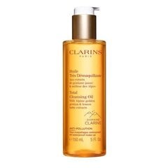 Очищающее масло для лица Clarins Total, 150 мл цена и информация | Средства для очищения лица | 220.lv