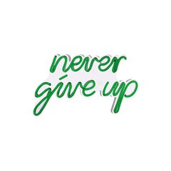 Настенный светильник Never Give Up цена и информация | Настенные светильники | 220.lv