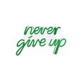 Sienas lampa Never Give Up
