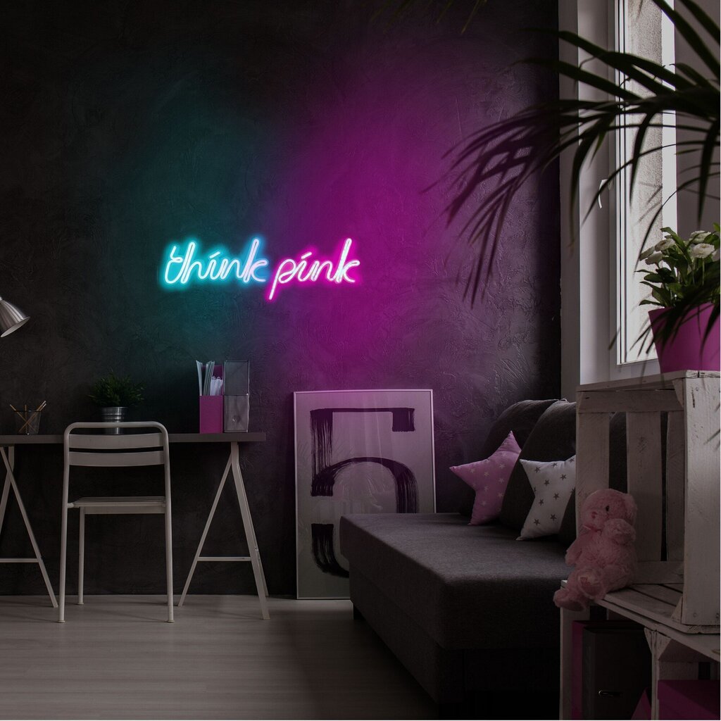 Sienas lampa Think Pink cena un informācija | Sienas lampas | 220.lv