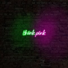 Sienas lampa Think Pink cena un informācija | Sienas lampas | 220.lv