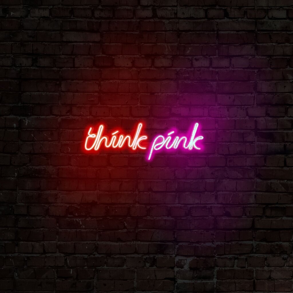 Sienas lampa Think Pink cena un informācija | Sienas lampas | 220.lv
