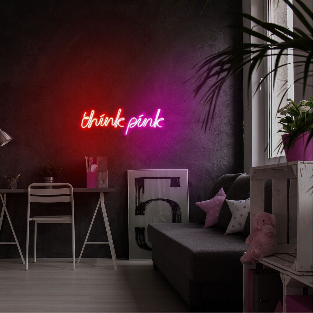 Sienas lampa Think Pink cena un informācija | Sienas lampas | 220.lv
