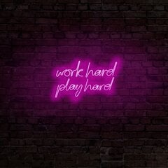 Настенный светильник Work Hard Play Hard цена и информация | Настенные светильники | 220.lv