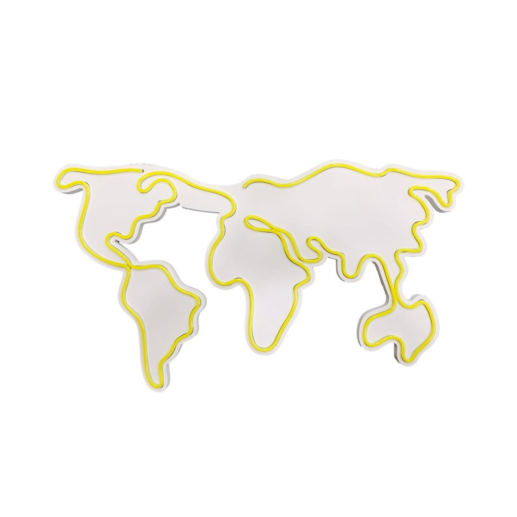 Sienas lampa World Map cena un informācija | Sienas lampas | 220.lv
