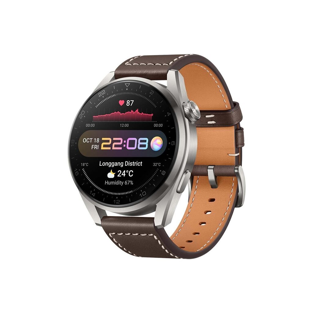Viedpulkstenis Huawei Watch 3 Pro, Brown