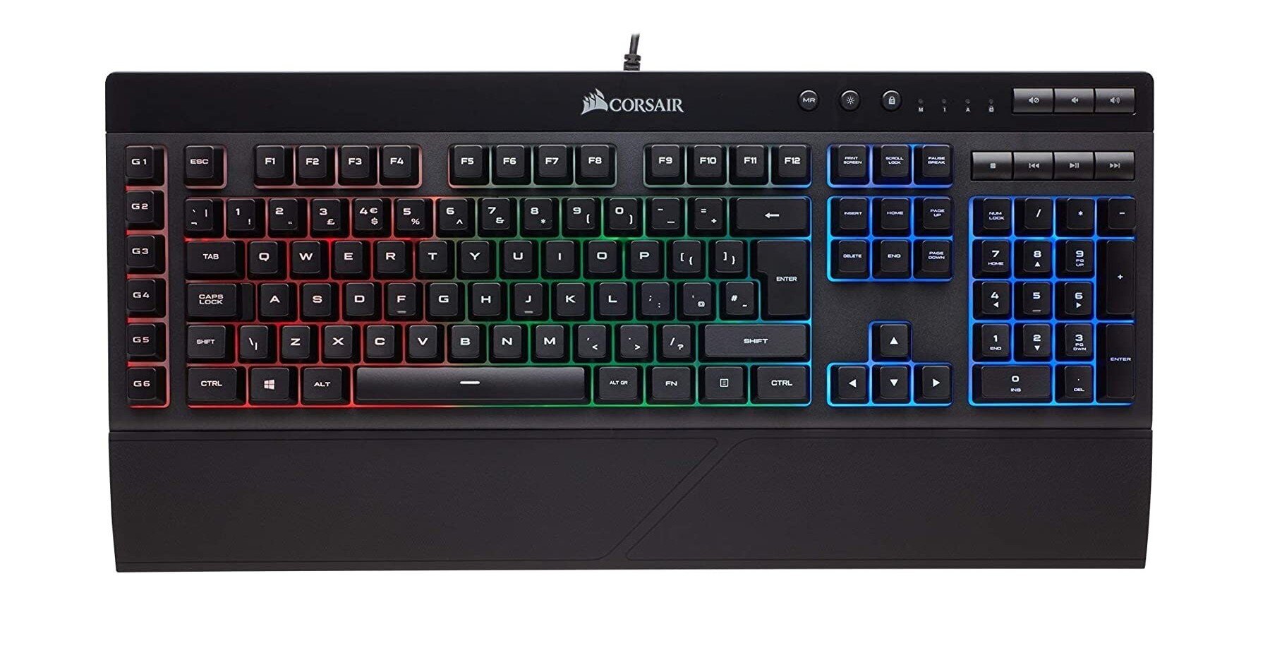 Corsair Gaming K55 RGB PRO цена и информация | Klaviatūras | 220.lv