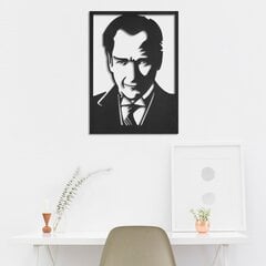Metāla sienu dekorācija Ataturks cena un informācija | Interjera priekšmeti | 220.lv