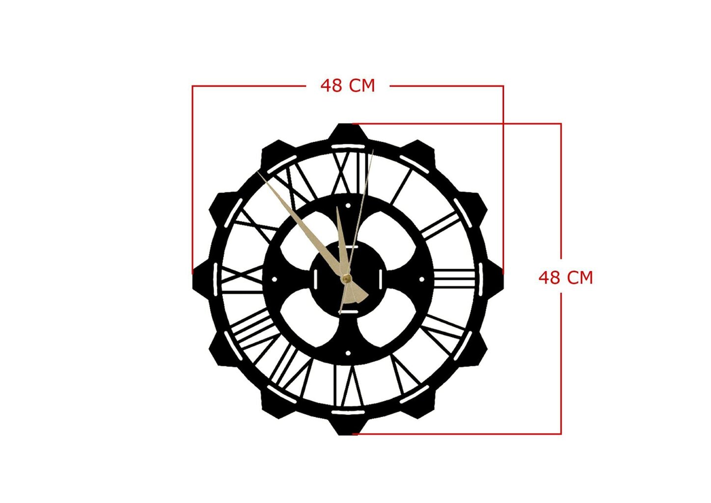 Sienas pulkstenis Meteor Clock цена и информация | Pulksteņi | 220.lv