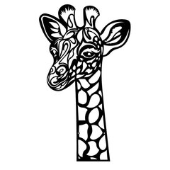 Металлическая декорация на стену Giraffe 41x70 см цена и информация | Детали интерьера | 220.lv