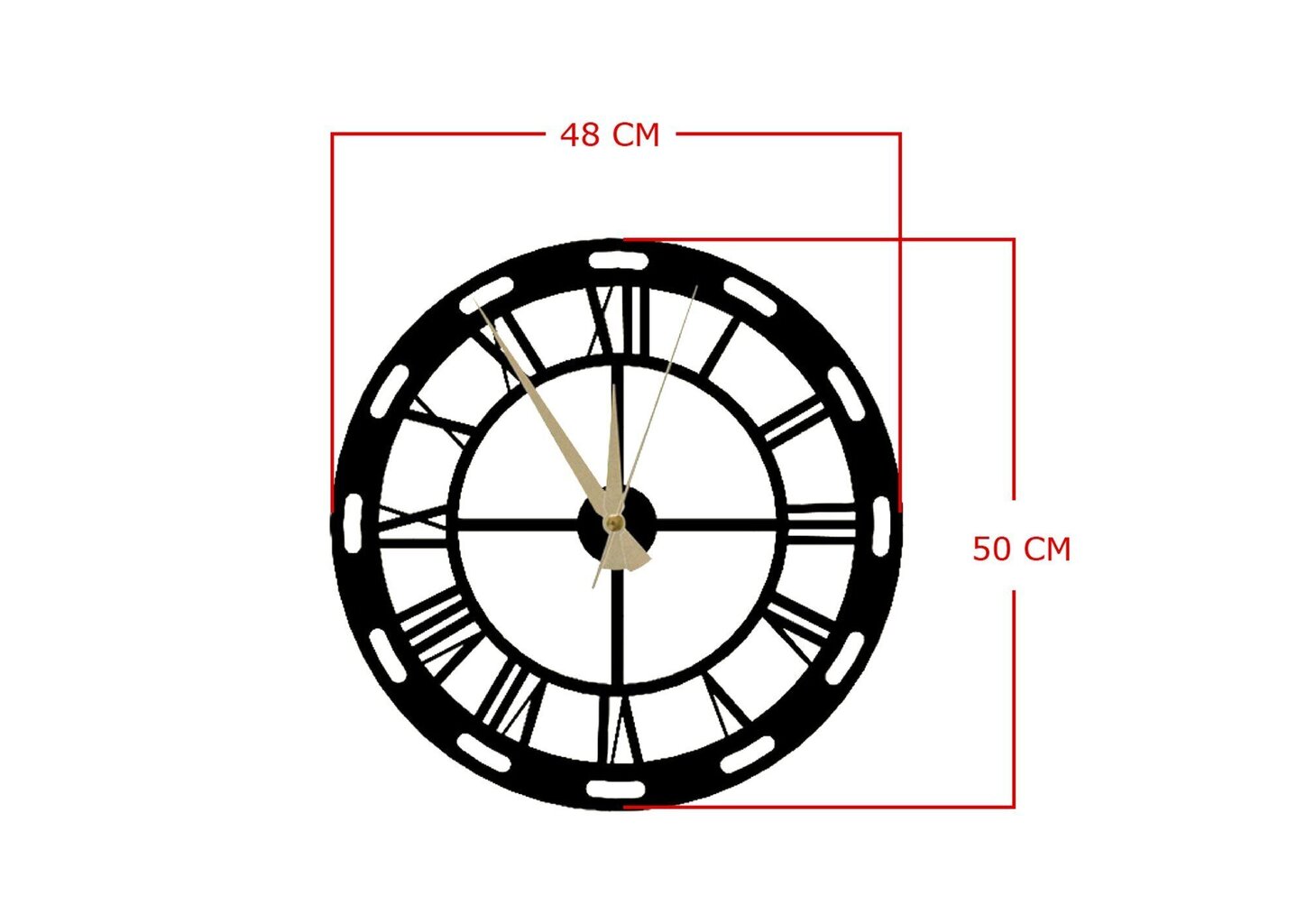 Sienas pulkstenis Roman Clock cena un informācija | Pulksteņi | 220.lv