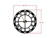 Sienas pulkstenis Roman Clock cena un informācija | Pulksteņi | 220.lv