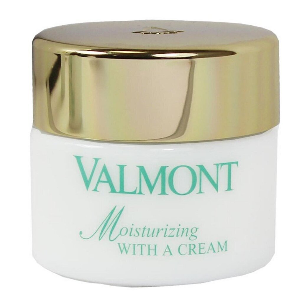 Mitrinošs sejas krēms Valmont Moisturizing With A Cream, 50 ml цена и информация | Sejas krēmi | 220.lv