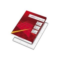 Клейкие этикетки Label Media, A4, 65 (38x21,2 мм) наклеек на листе цена и информация | Тетради и бумажные товары | 220.lv