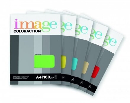 Цветная бумага 160г A4 50л FC 6765, зеленая цена и информация | Тетради и бумажные товары | 220.lv