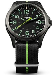 Vīriešu pulkstenis Traser P67 Officer Pro GunMetal Black/Lime цена и информация | Мужские часы | 220.lv