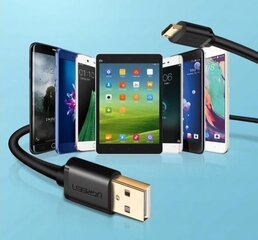 Ugreen 60117, USB 2.0 C M/USB 2.0 M, 1,5 m цена и информация | Кабели и провода | 220.lv