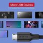 Ugreen 60142, Micro USB M/USB 3.0 M, 1,5 m цена и информация | Kabeļi un vadi | 220.lv