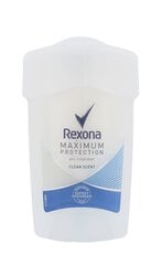 Zīmuļa dezodorants Rexona Maximum Protection Clean Scent AntiPerspirant, 45 ml cena un informācija | Rexona Smaržas, kosmētika | 220.lv