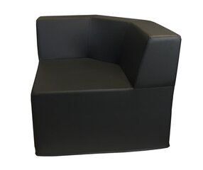 Кресло Wood Garden Savona 78 Eco, черное цена и информация | скамейка со столиком | 220.lv