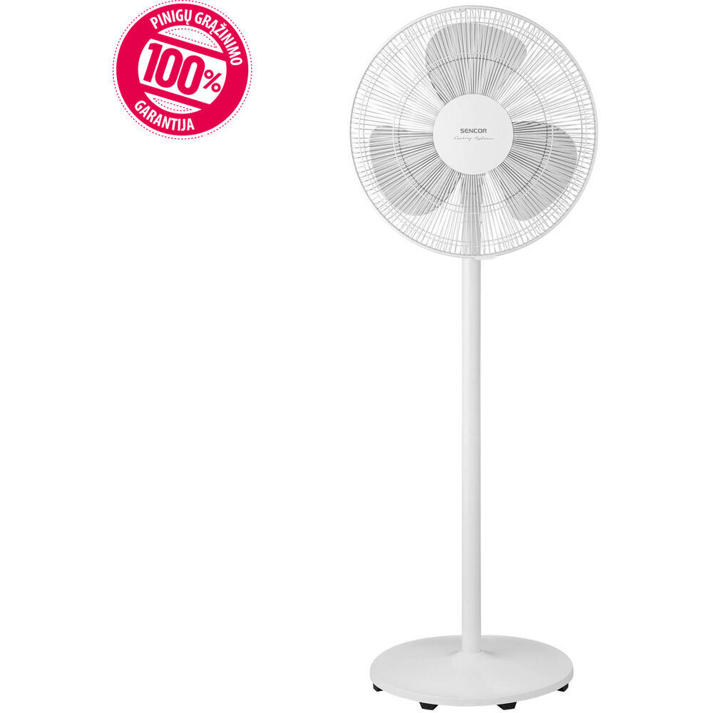 Ventilators Sencor SFN 4060WH 50W, balts цена и информация | Ventilatori | 220.lv