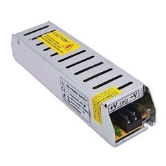 Barošanas bloks, 60W, DC24V, AC220V, alumīnijs, SLIM - IP20 cena un informācija | Barošanas avoti | 220.lv