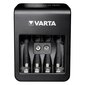 Universāls lādētājs Varta LCD Plug-Plus 4 AA 2100 mAh 4 kanāli PP3 57687 cena un informācija | Akumulatori, lādētāji un piederumi | 220.lv