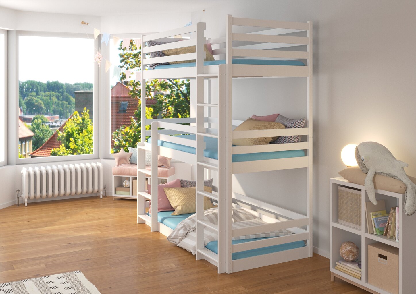 Bērnu gulta ADRK Furniture Tedro 180x80, brūna cena un informācija | Bērnu gultas | 220.lv