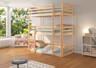 Bērnu gulta ADRK Furniture Tedro 180x80, brūna cena un informācija | Bērnu gultas | 220.lv