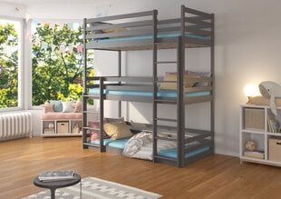 Детская кровать ADRK Furniture Tedro 200x90, темно-серая цена и информация | Детские кровати | 220.lv