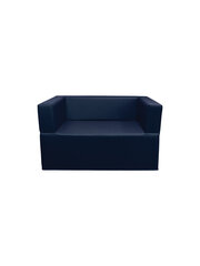 Dīvāns Wood Garden New Bergamo 117 Eco, tumši zils cena un informācija | Dārza krēsli | 220.lv
