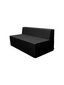 Dīvāns Wood Garden New Torino 156 Eco, melns цена и информация | Dārza krēsli | 220.lv