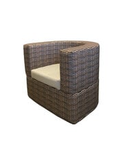 Кресло Wood Garden Como 78 Premium, коричневое цена и информация | Садовые стулья, кресла, пуфы | 220.lv