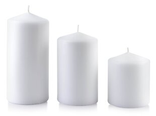 Svece Classic Candles White S, 10 cm cena un informācija | Sveces un svečturi | 220.lv