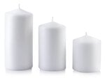 Svece Classic Candles White S, 10 cm