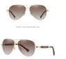 Polarizētas saulesbrilles, titāna sakausējuma spoguļattēli ar gradienta lēcām цена и информация | Saulesbrilles  vīriešiem | 220.lv