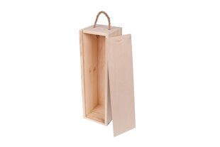 Деревянная коробка для вина, 36x11x11 см цена и информация | Другие оригинальные подарки | 220.lv