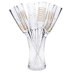 Набор бокалов для шампанского в вазе ORA (7шт.) цена и информация | Стаканы, фужеры, кувшины | 220.lv