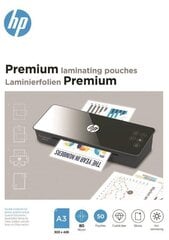 Laminēšanas plēve HP Premium, A3, 80 mic., 50 gab. цена и информация | Канцелярия | 220.lv