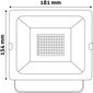 LED prožektors SMD Avide Slim 1x30 W cena un informācija | Āra apgaismojums | 220.lv