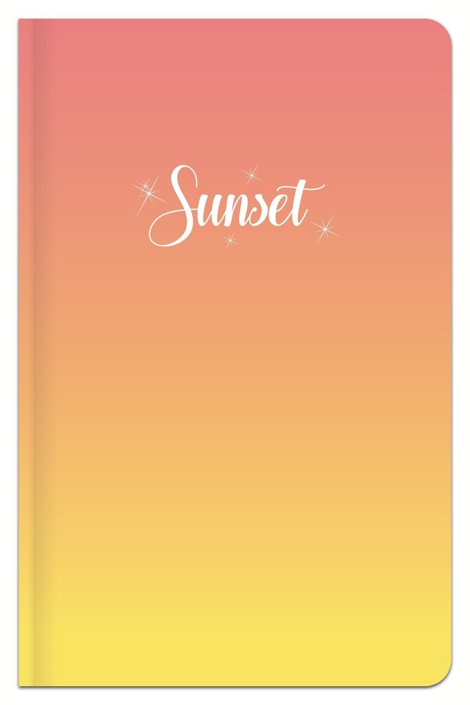 Pierakstu klade Sunset, A6, 96 lapas cena un informācija | Burtnīcas un papīra preces | 220.lv