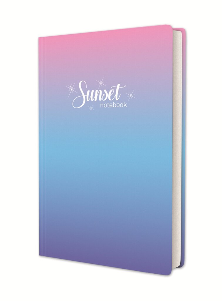 Pierakstu klade Sunset, A6, 96 lapas cena un informācija | Burtnīcas un papīra preces | 220.lv
