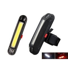 Uzlādējams velosipēda lukturis Entac LED 2W USB цена и информация | Велосипедные фонари, отражатели | 220.lv