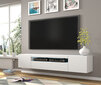 TV galdiņš RTV Aura 200 ar LED apgaismojumu, balts cena un informācija | TV galdiņi | 220.lv