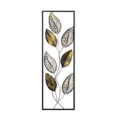 Metāla sienas dekorācija Metal Art Leaf, 90x32x5 cm cena un informācija | Interjera priekšmeti | 220.lv