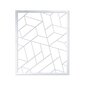 Metāla sienas dekorācija Moodboard 2 Silver, 50x60 cm cena un informācija | Interjera priekšmeti | 220.lv
