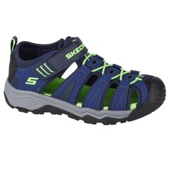 Sandales zēniem Skechers Solar Quest Jr 400060L-NVBK, zilas cena un informācija | Bērnu sandales | 220.lv