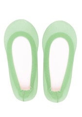 Бесшовные следки с силиконом, зеленые цена и информация | Женские носки | 220.lv