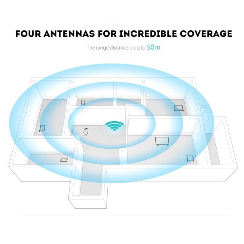 300Mbps Wi-Fi WPS atkārtotājs cena un informācija | Rūteri (maršrutētāji) | 220.lv